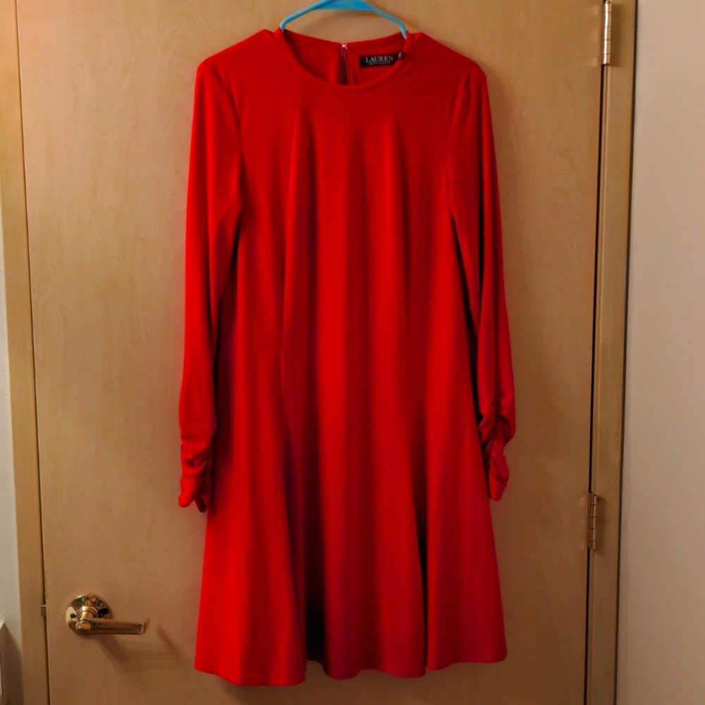 Red Ralph Lauren Dress Size 10